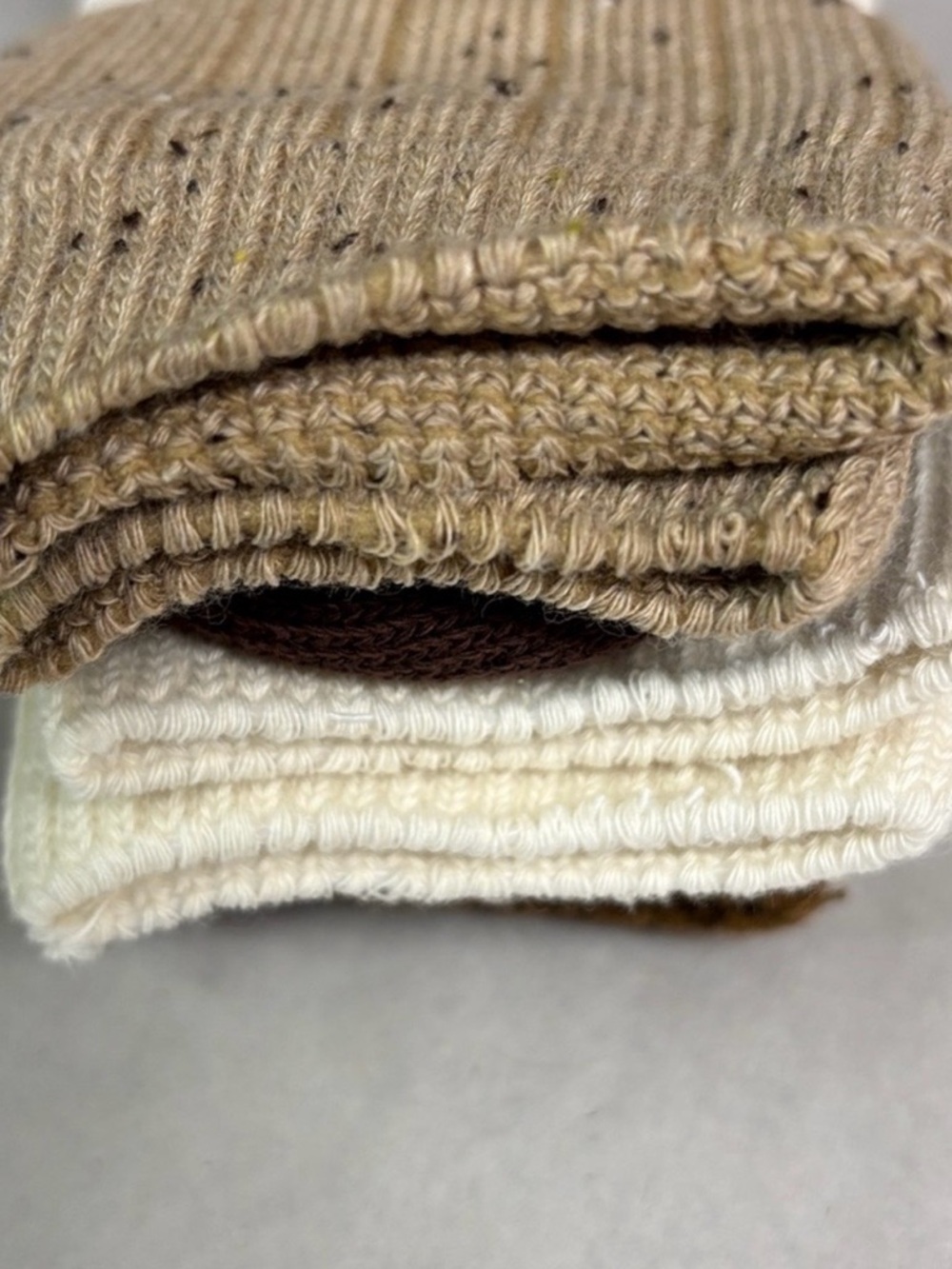 New Frye Socks Women’s 3 Pair Brown & Tan Cotton Blend Boot Sock Casual Active - Picture 11 of 12